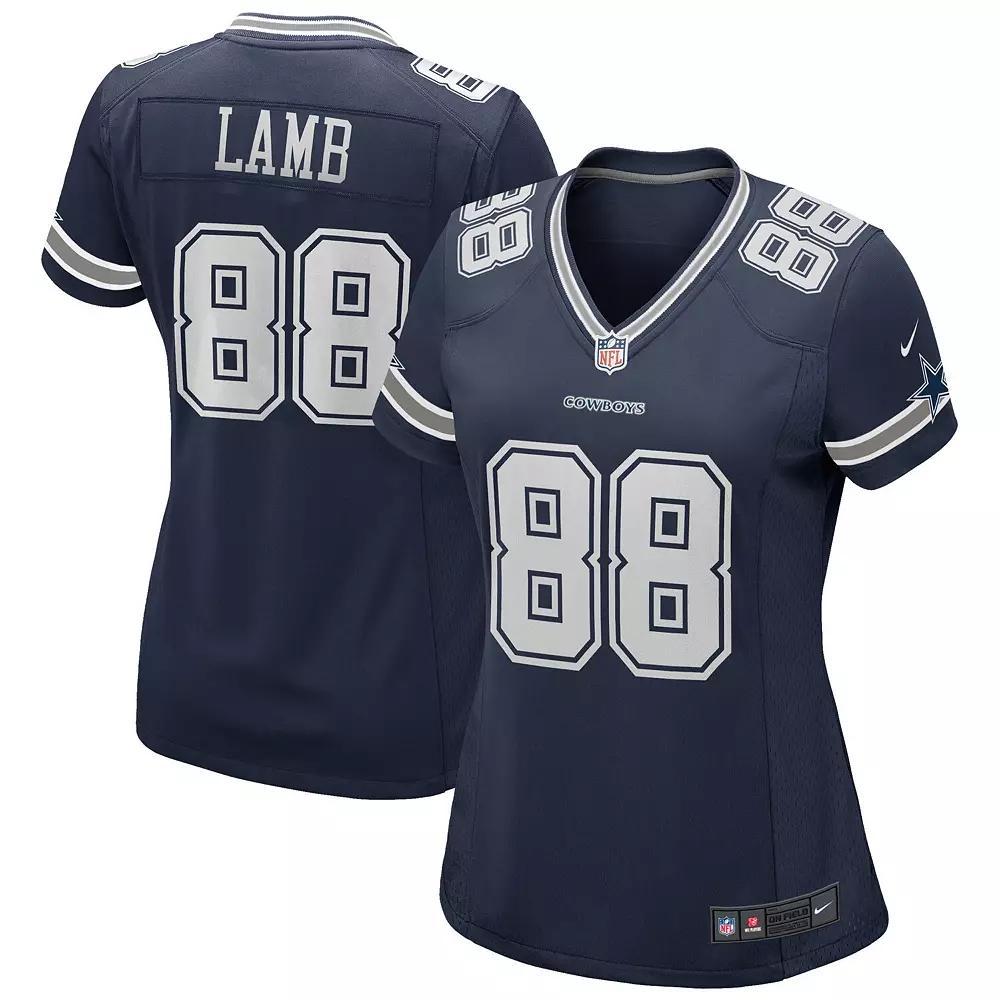 Womens Nike CeeDee Lamb Dallas Cowboys Game Jersey Blue Product Image