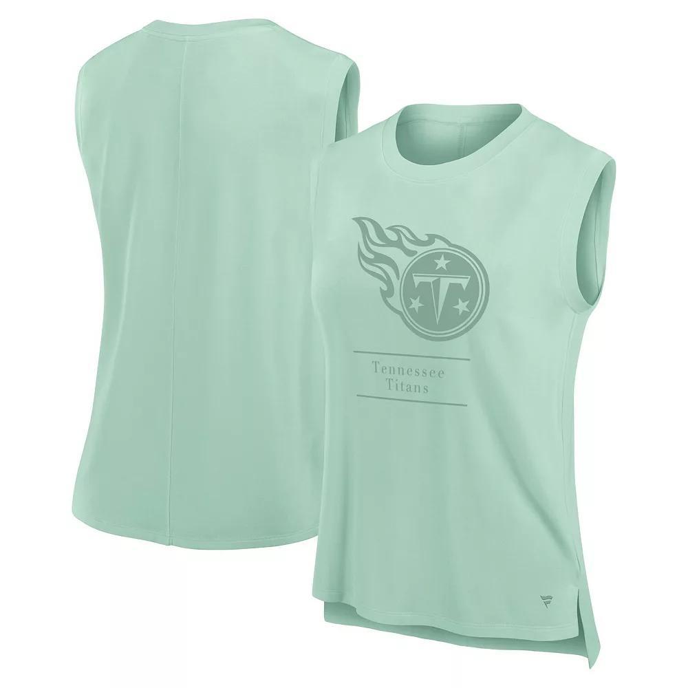 Women's Fanatics Mint Tennessee Titans Studio Embrace Tank Top, Size: Large, Team Product Image