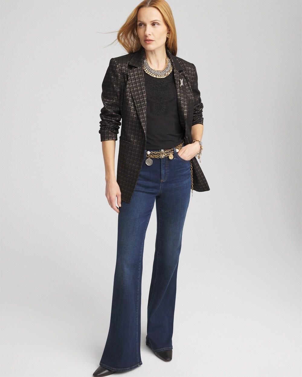 Touch of Cool™ Lace Neck Layering Tee Product Image