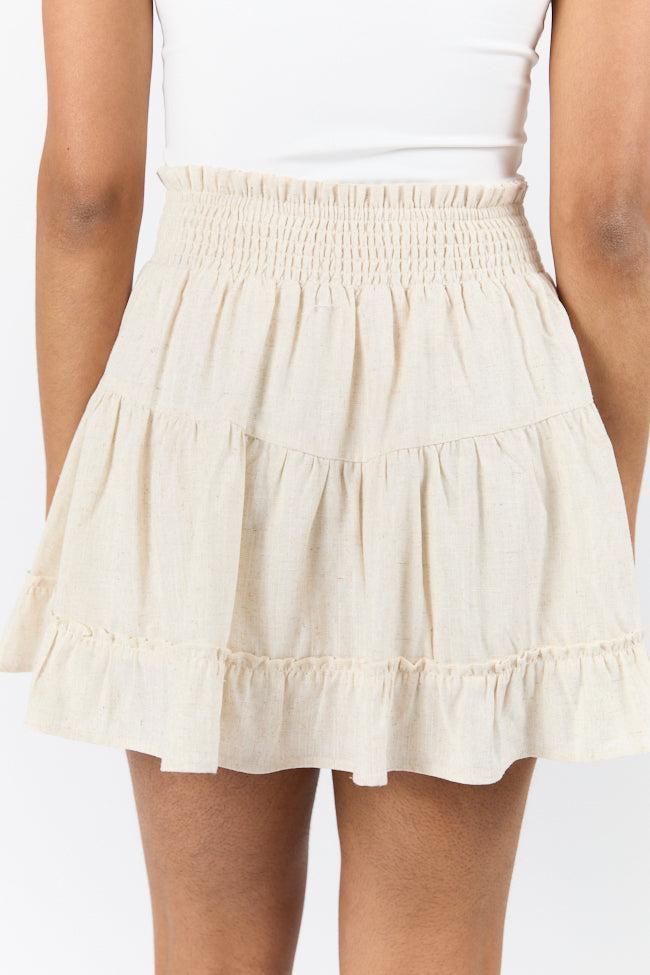 Seaside Soiree Linen Blend Skort FINAL SALE Product Image