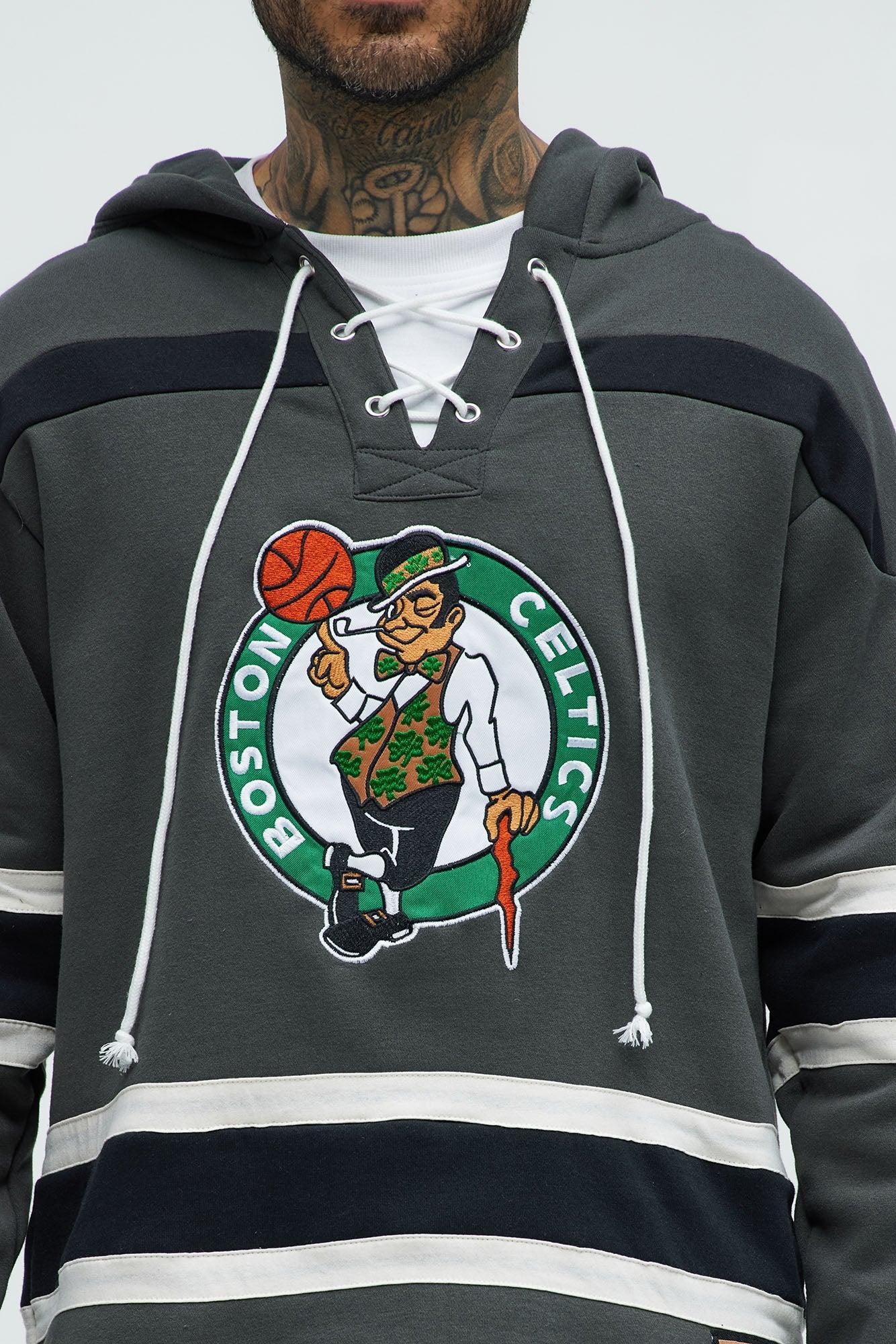 Celtics Body Check Hoodie - Grey Product Image