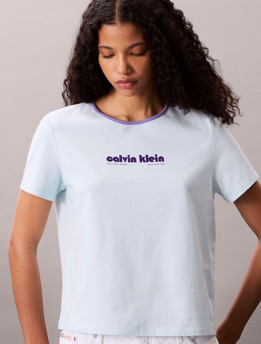 Round Logo Graphic Classic T-Shirt  Product Image
