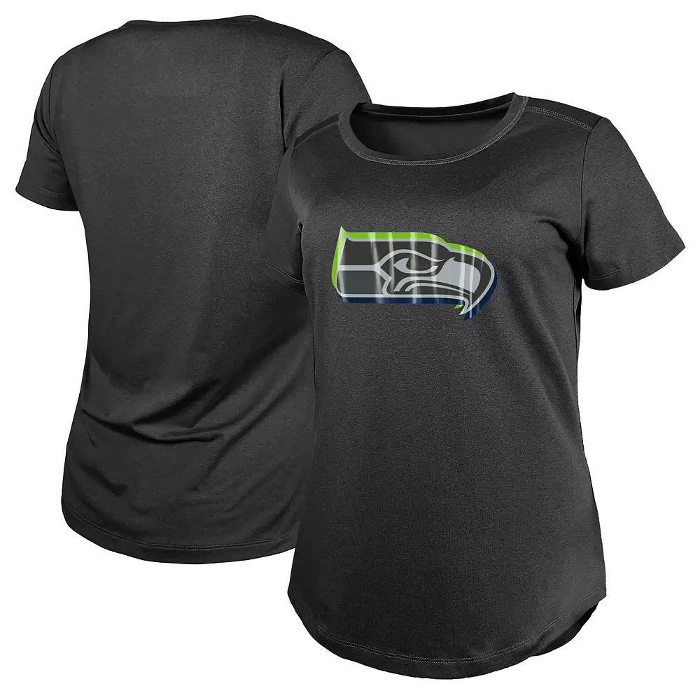 Women's New Era  Charcoal Seattle Seahawks 2024 NFL Draft T-Shirt, Size: Large Product Image