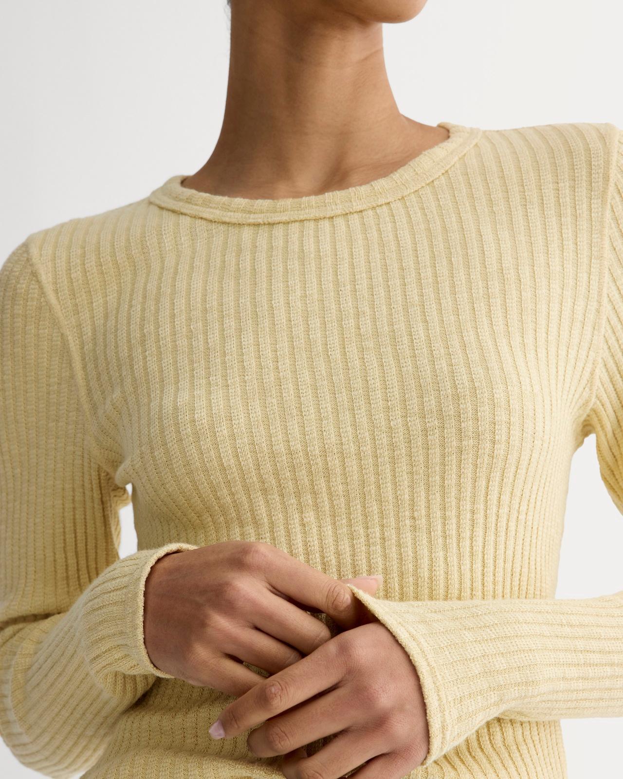 The Cozy Rib Long-Sleeve Tee Product Image