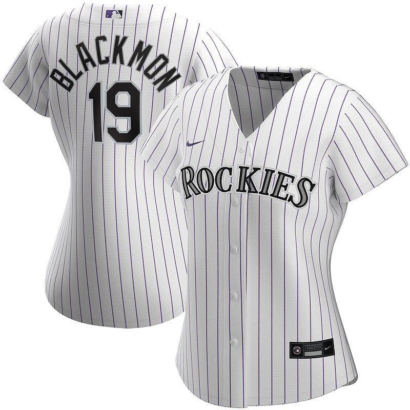 Women's Nike Charlie Blackmon White Colorado Rockies Home Replica Player Jersey, Size: 2XL Product Image