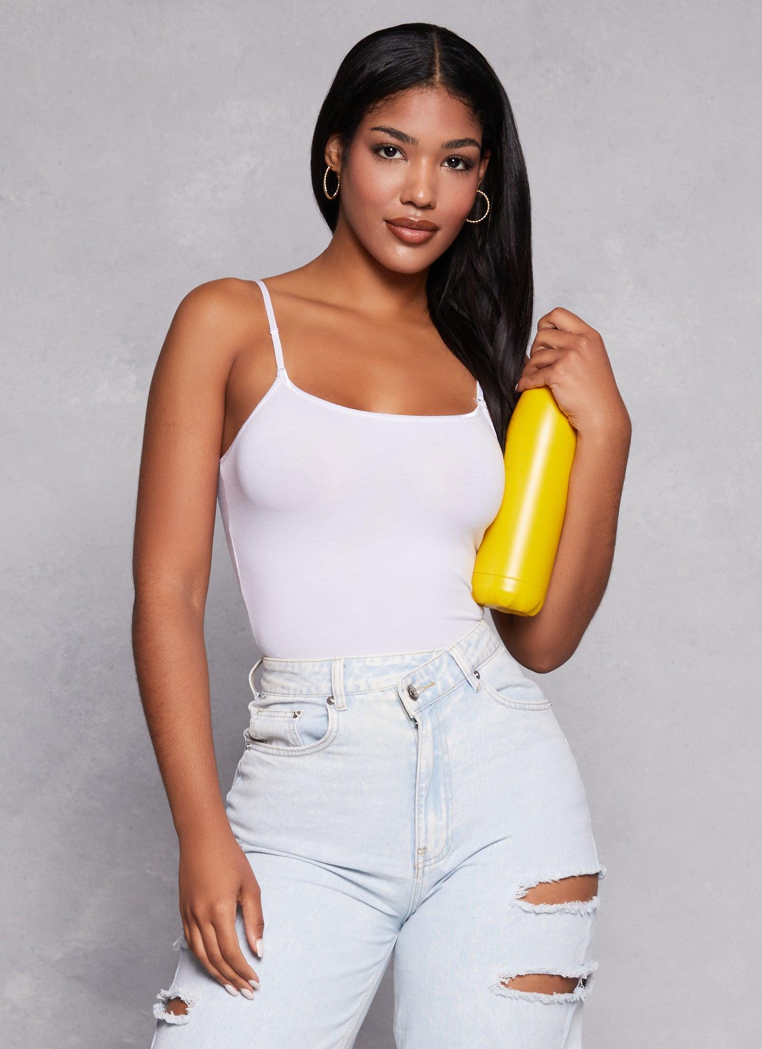 Womens Scoop Neck Basic Cami Product Image