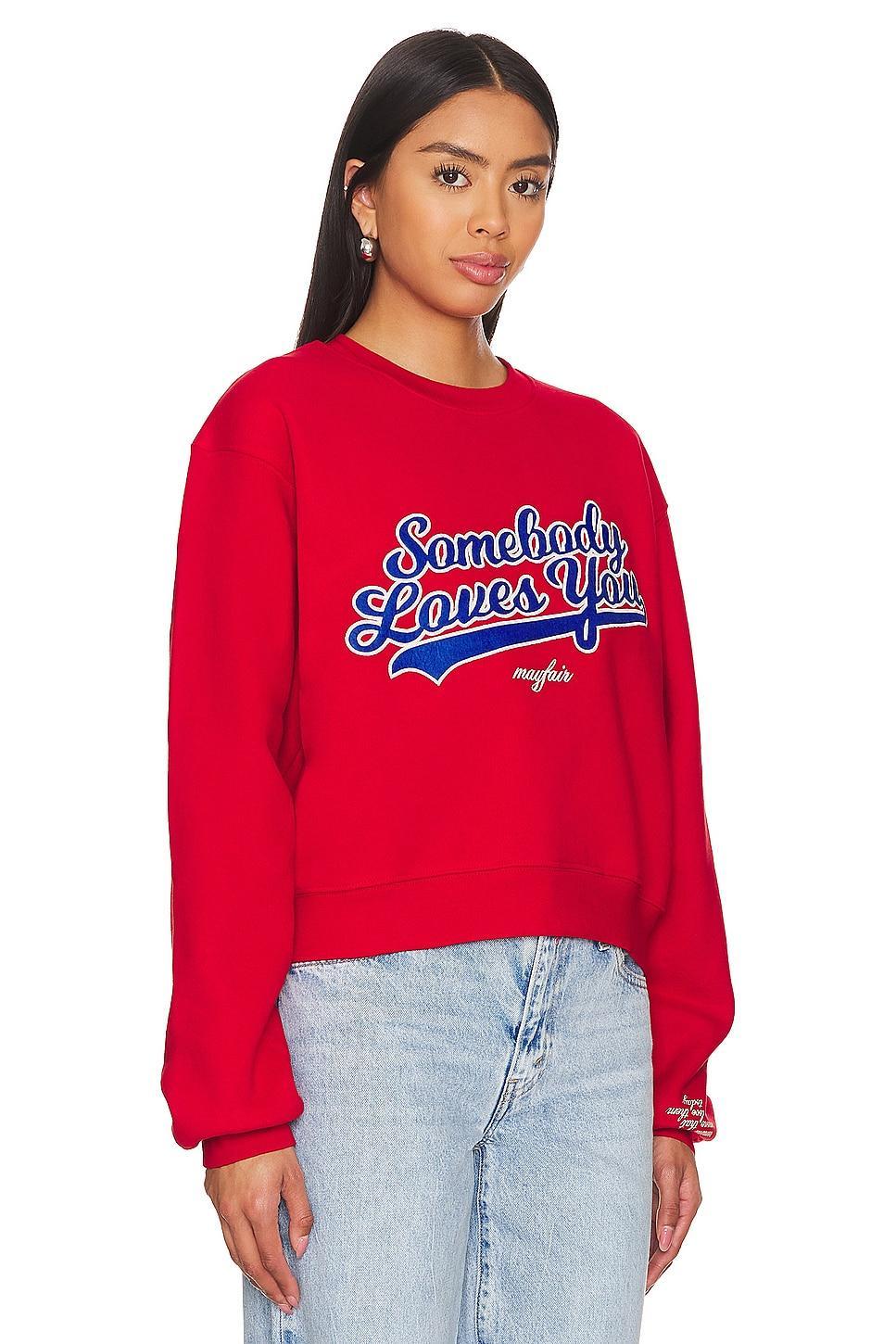 Somebody Loves You Sweatshirt The Mayfair Group Product Image
