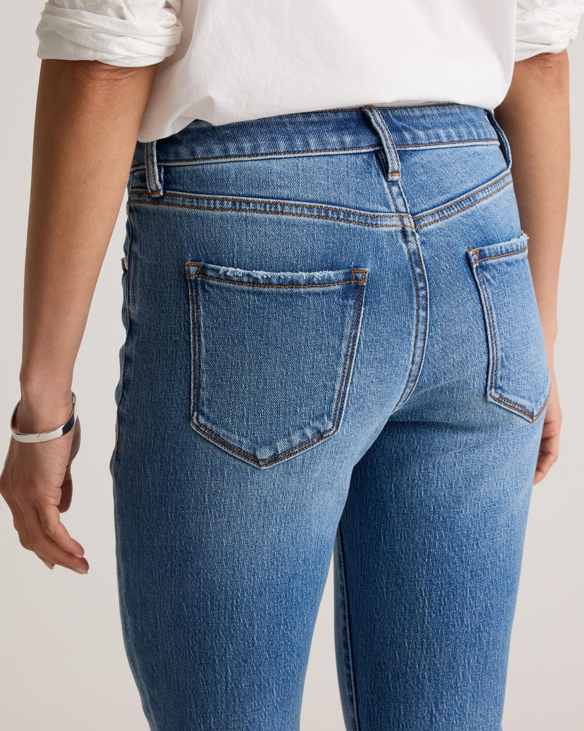 Quince | Women's Luna Stretch Slim Boyfriend Jeans Organic Cotton Product Image