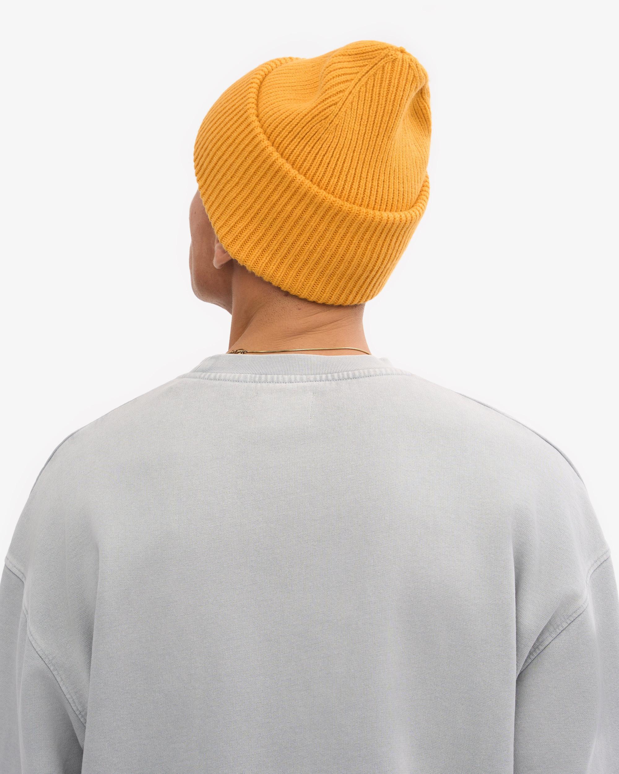 Merino Wool Hat - Burned Yellow Product Image