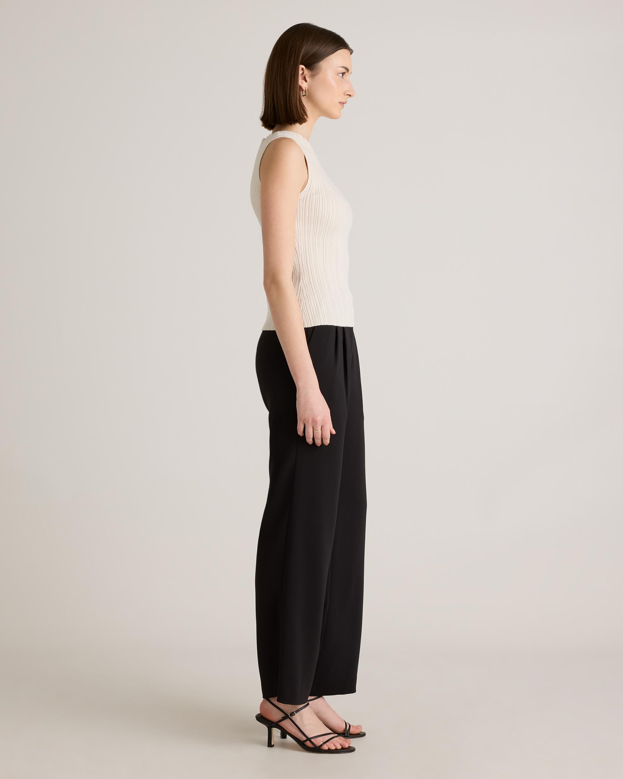 Quince | Women's Cotton Cashmere Ribbed Tank Top Size XL Product Image