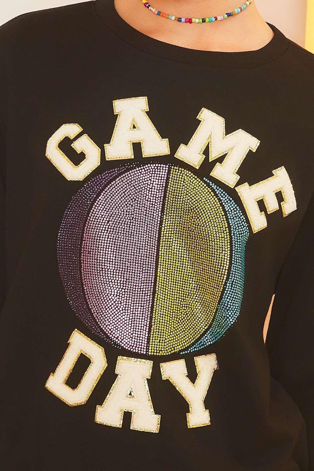 Bling Game Day Sweatshirt Product Image