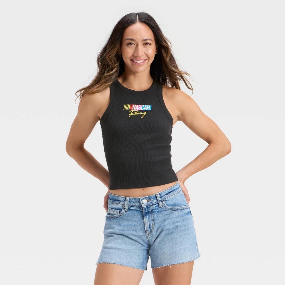 Women's Nascar Graphic Tank Top - Black Product Image