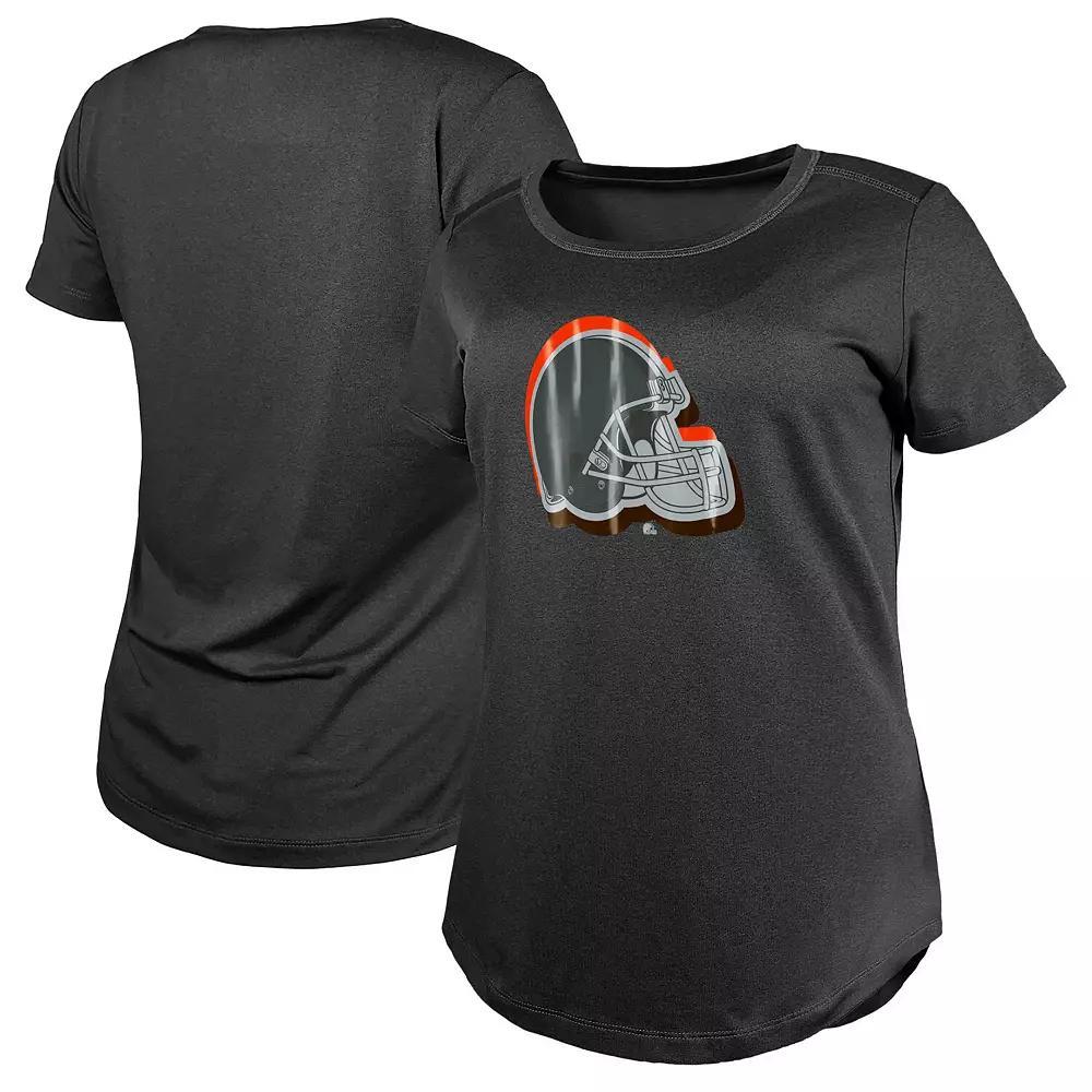 Womens New Era Charcoal Cleveland Browns 2024 NFL Draft T-Shirt Product Image