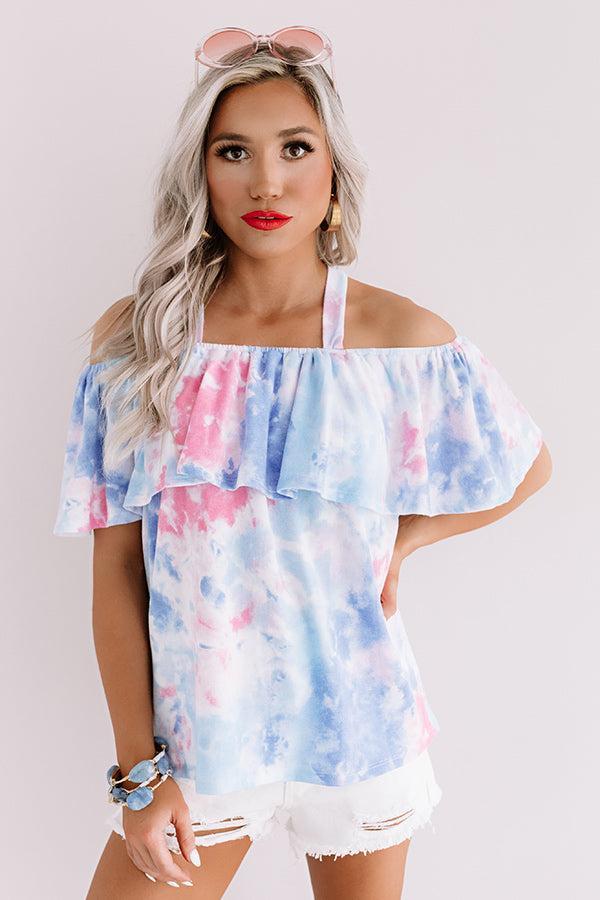 Malibu Mixer Tie Dye Off Shoulder Top Product Image