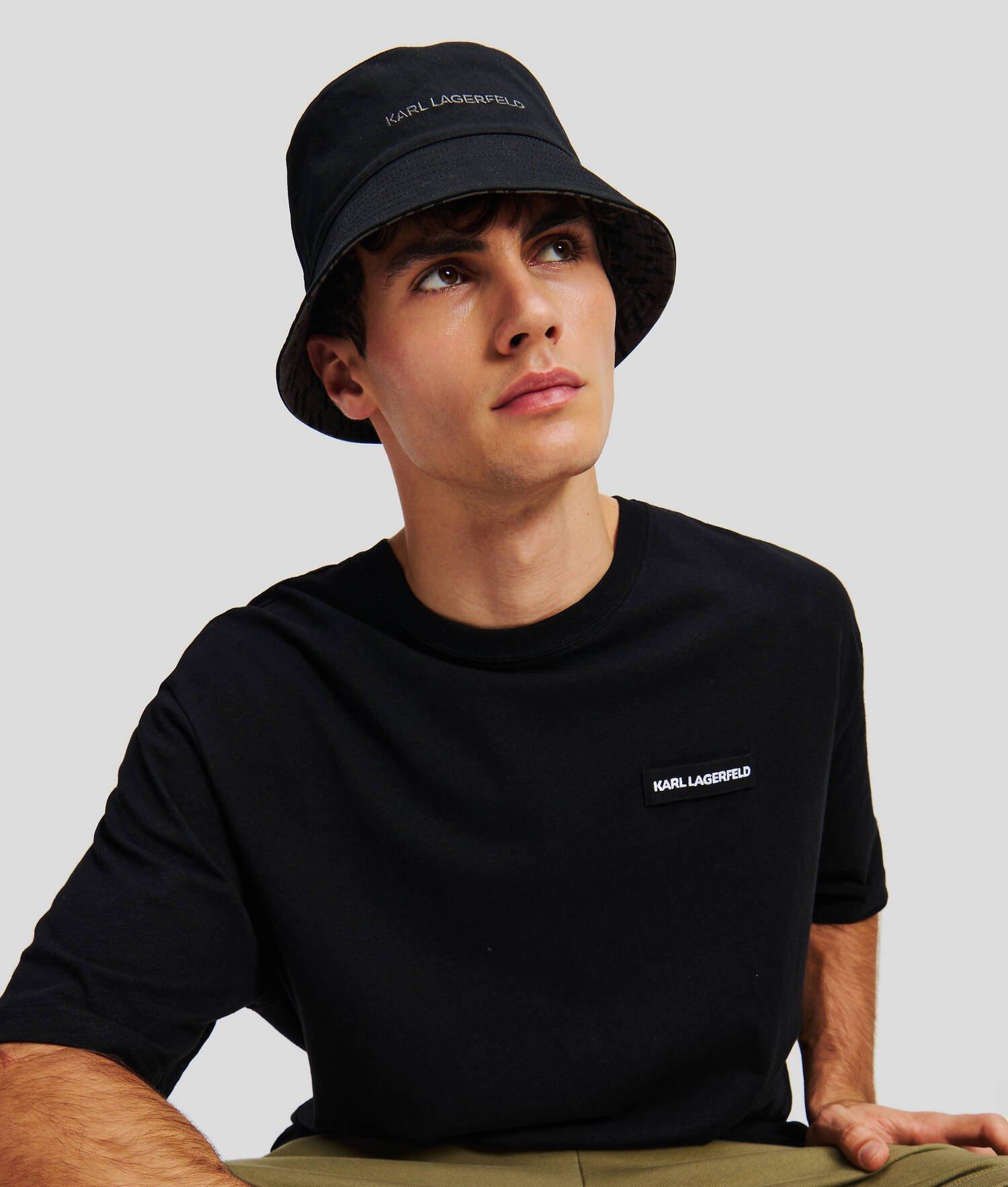KL MONOGRAM REVERSIBLE BUCKET HAT Product Image