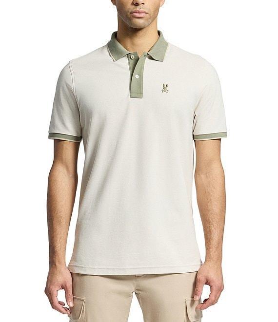 Psycho Bunny Thatcher Pique Short Sleeve Polo Shirt Product Image