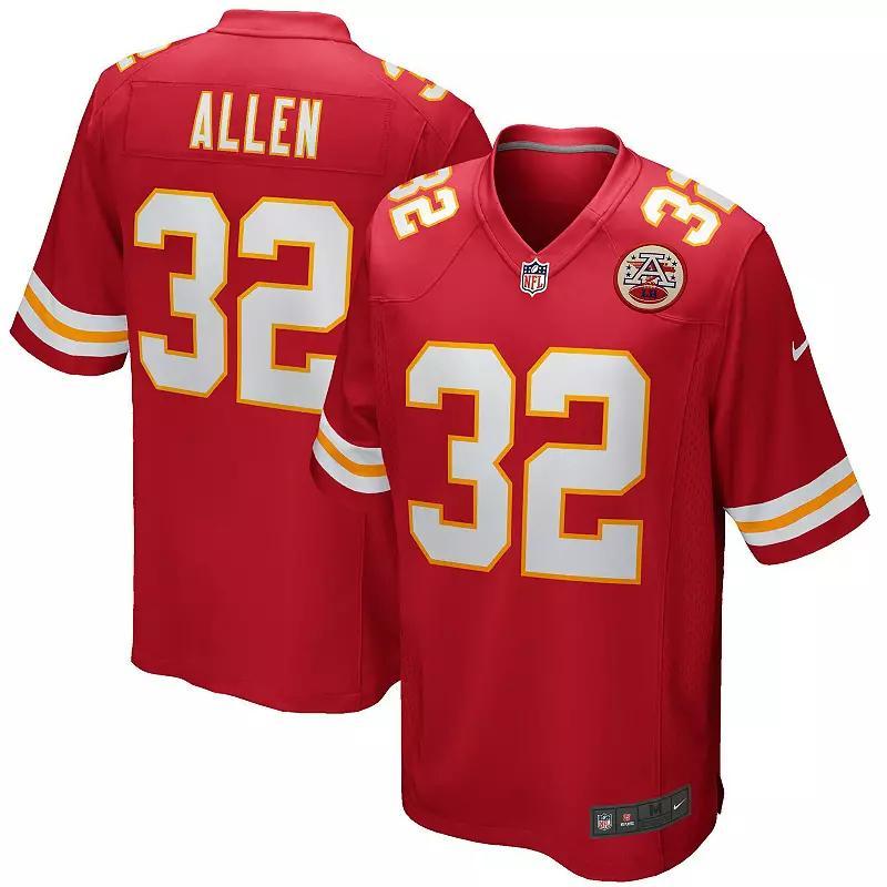 Men's Nike Marcus Allen Red Kansas City Chiefs Game Retired Player Jersey, Size: Large Product Image