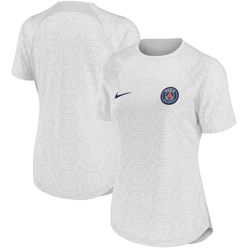 Women's Nike Gray Paris Saint-Germain 2022/23 Pre-Match Home Performance Top, Size: XL, Psg Grey Product Image