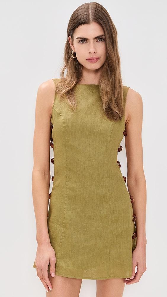 VRG GRL Tia Linen Mini Dress | Shopbop Product Image