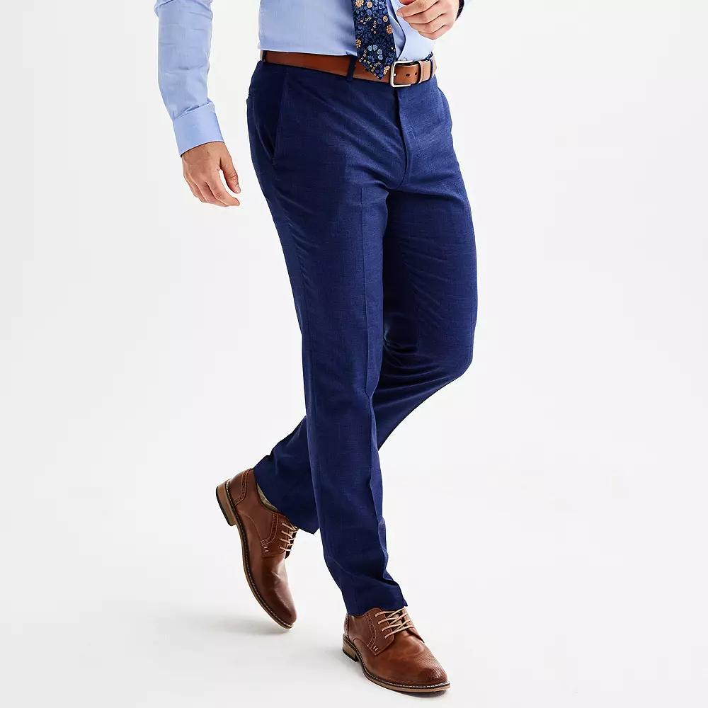 Men's Apt. 9® Premier Flex Performance Slim-Fit Washable Suit Pants, Size: 30 X 32, Blue Product Image