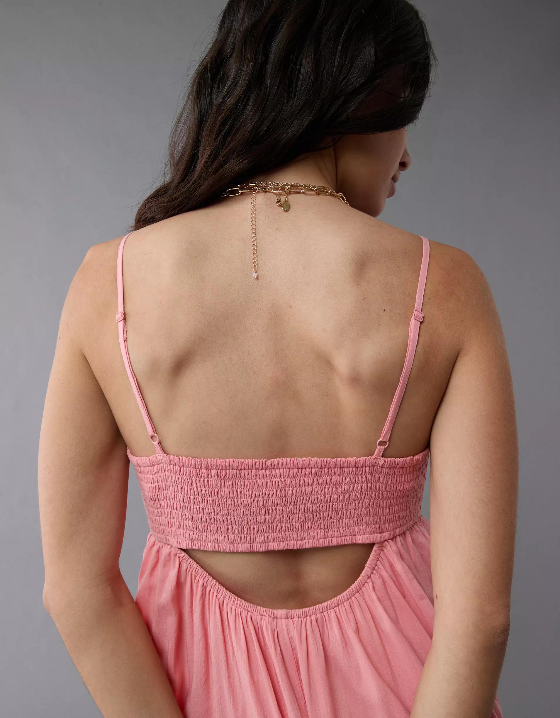 AE Pintuck Babydoll Maxi Dress Product Image