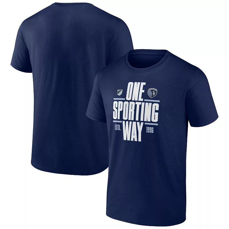 Men's Fanatics MLS Sporting Kansas City One Sporting Way Graphic Tee, Size: 2XL, Blue Product Image