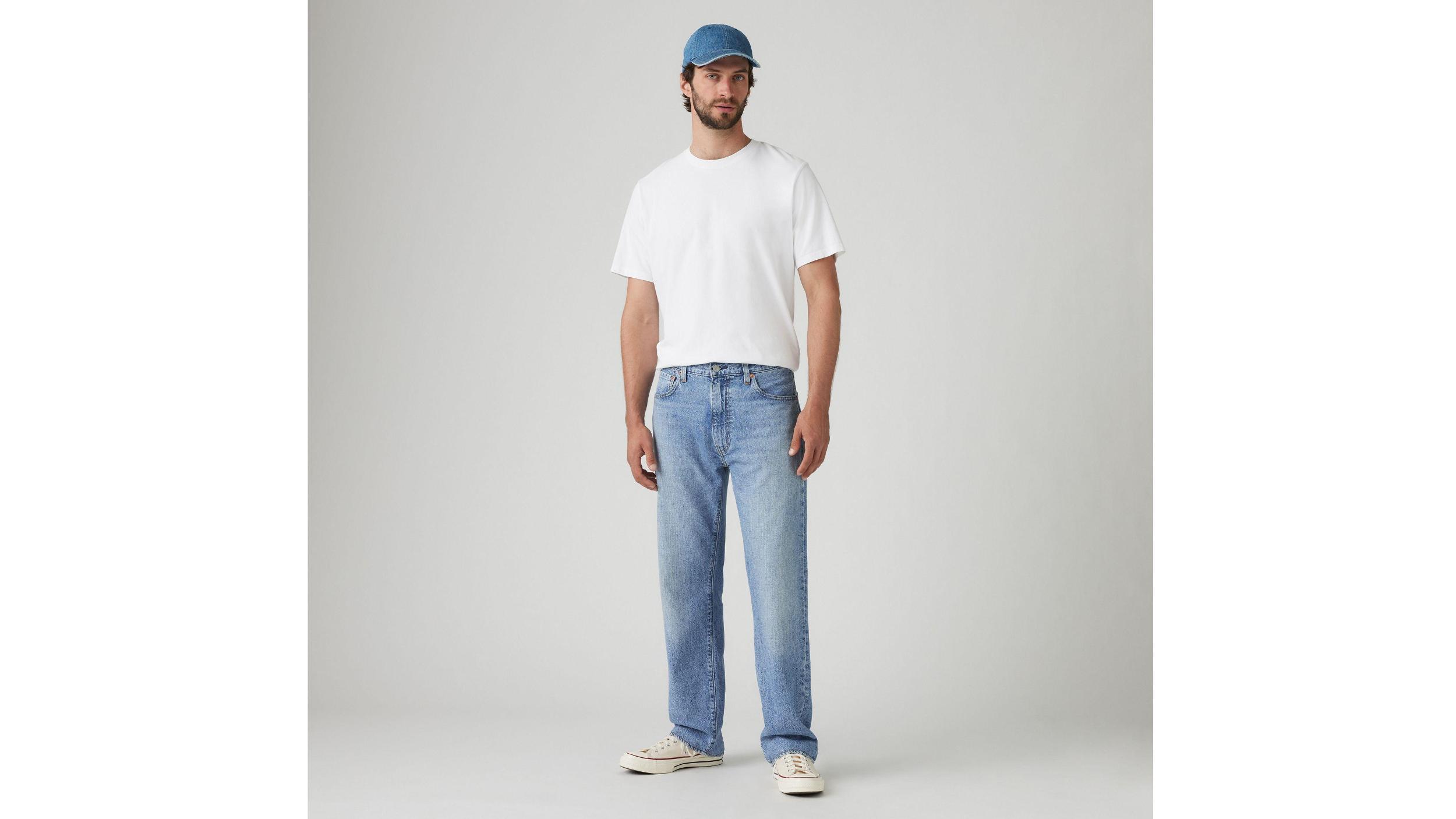 555™ Relaxed Straight Linen+ Denim Men's Jeans Product Image