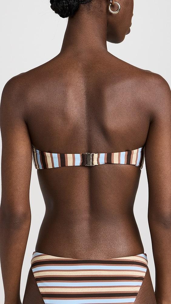 Ramy Brook Striped Margaux Bikini Top | Shopbop Product Image