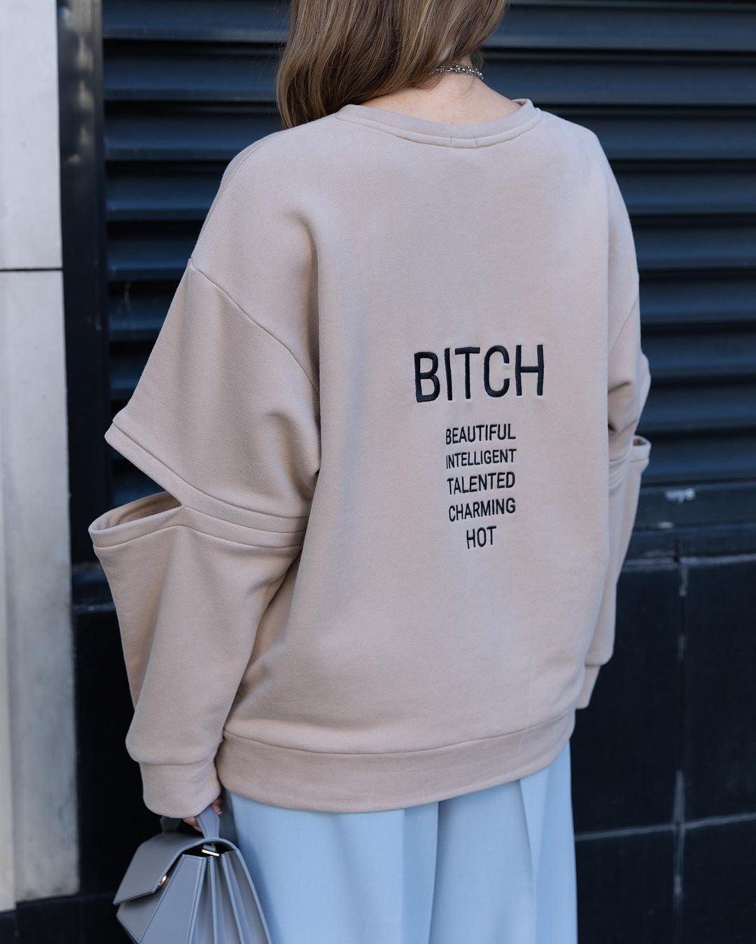 Round Neck Loose Sweatshirt Product Image