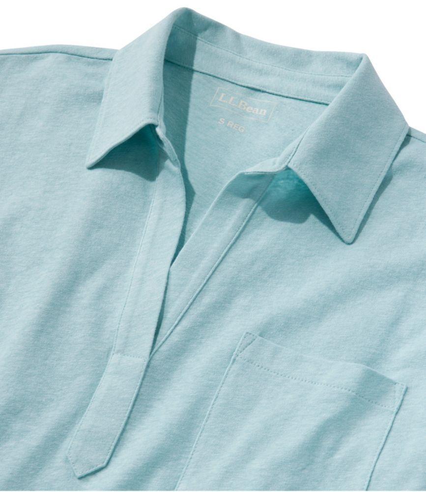 
                            
                                
                                    
                                
                            Women's Linen/Cotton Tee, Three-Quarter-Sleeve Splitneck Polo
                         Product Image