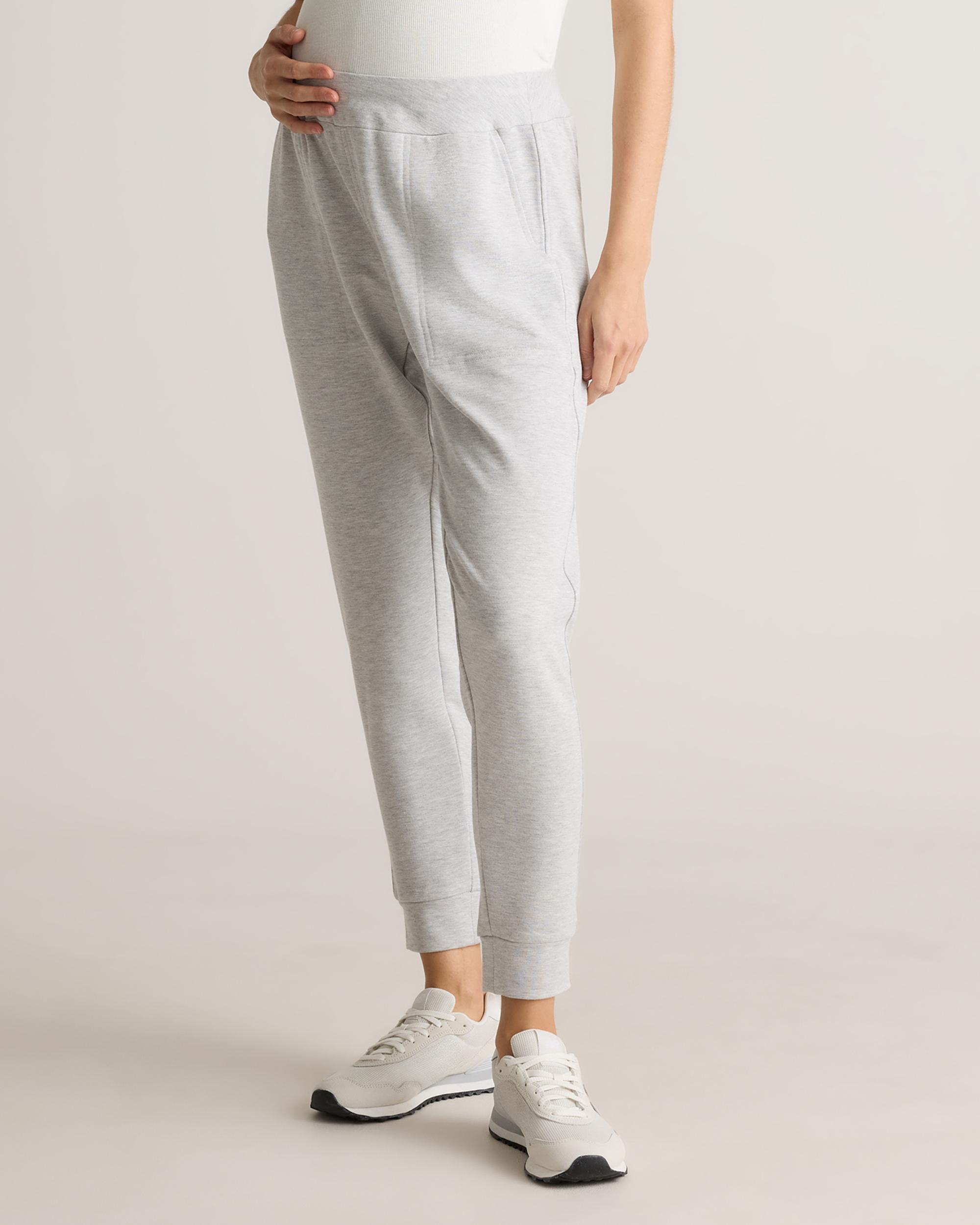 Quince | Women's SuperSoft Fleece Maternity Over Belly Joggers Lenzing Modal Product Image