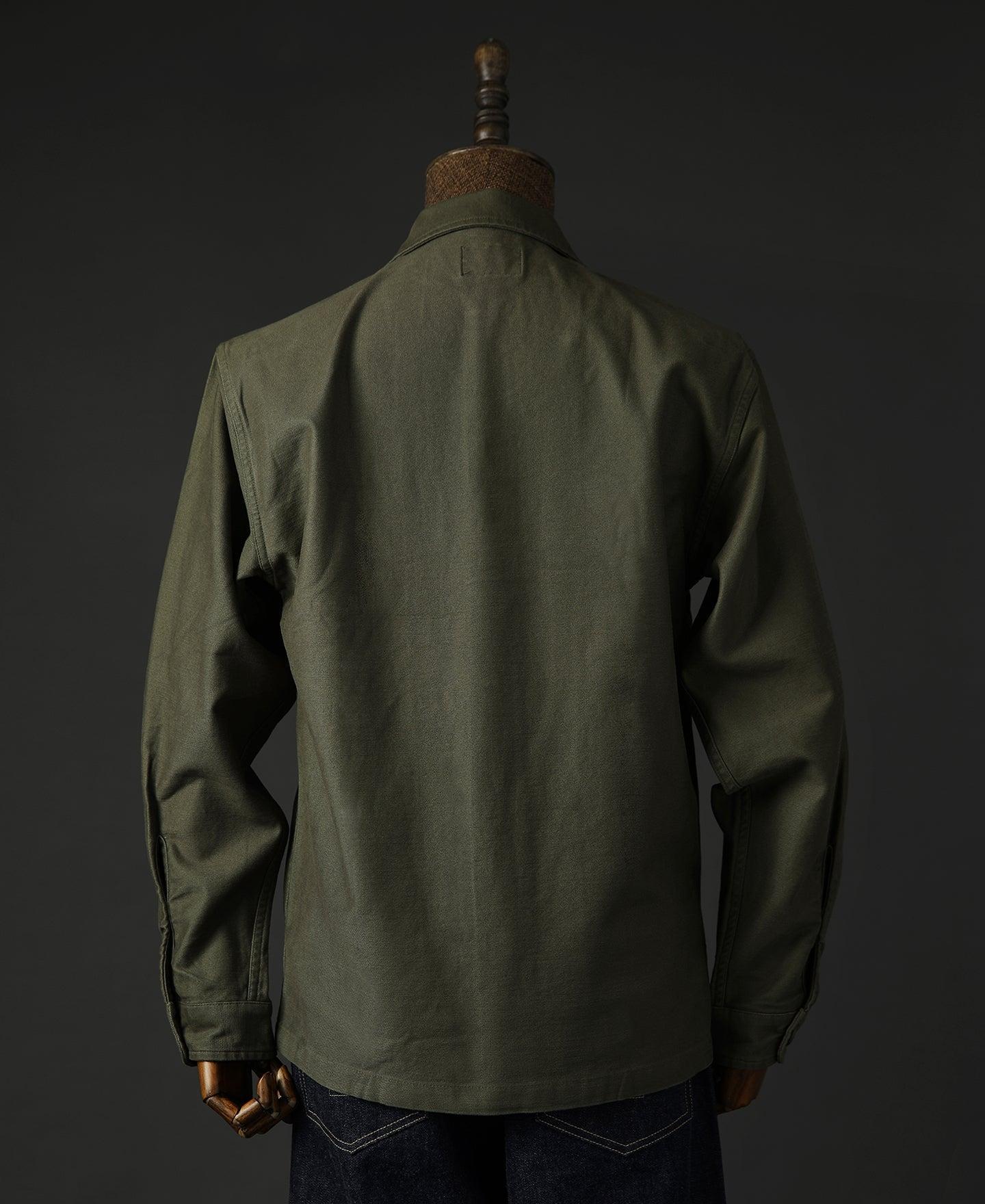 Vietnam War US Army OG-107 Fatigue Utility Shirt - Plain Product Image