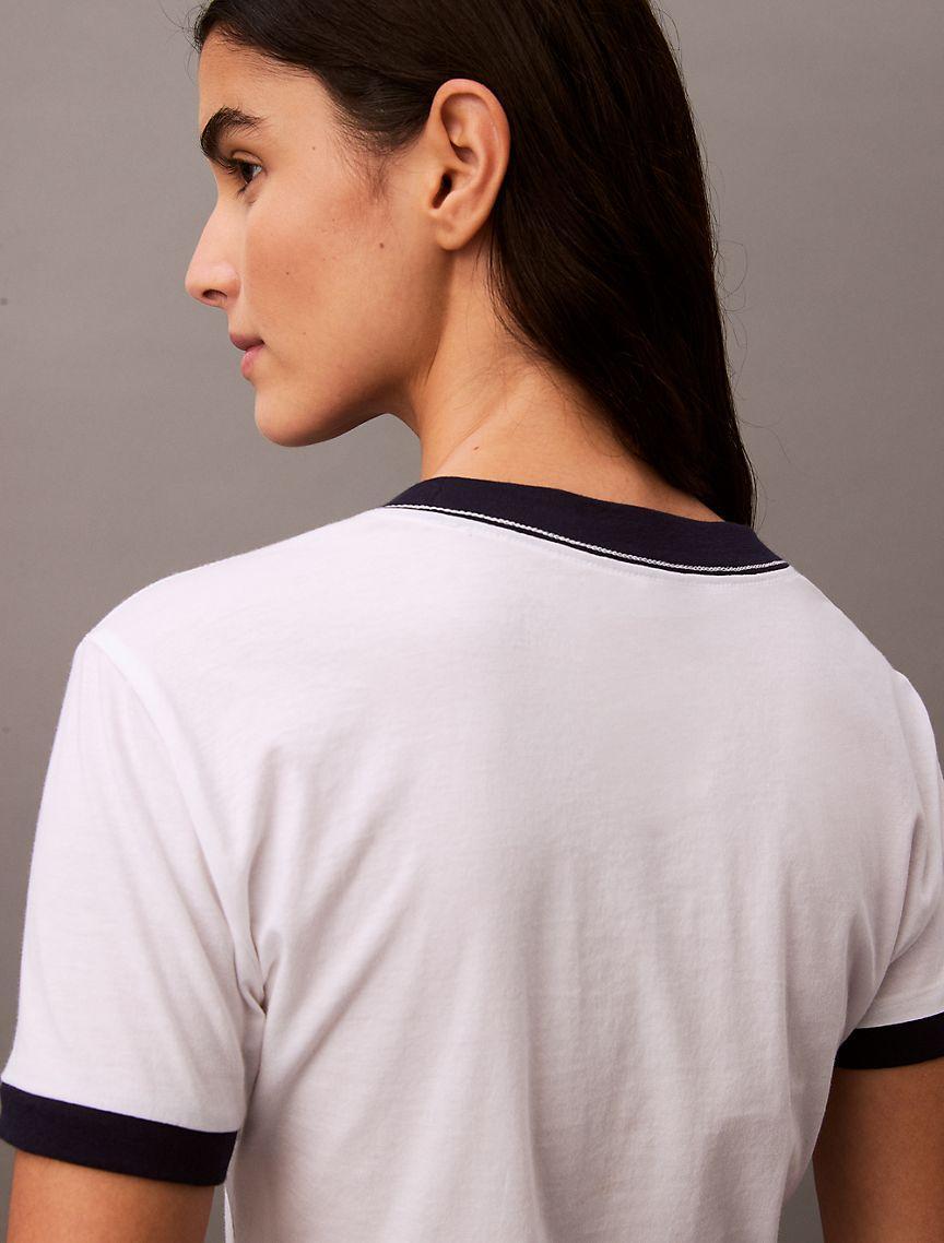 Logo Graphic Cropped Classic T-Shirt Product Image