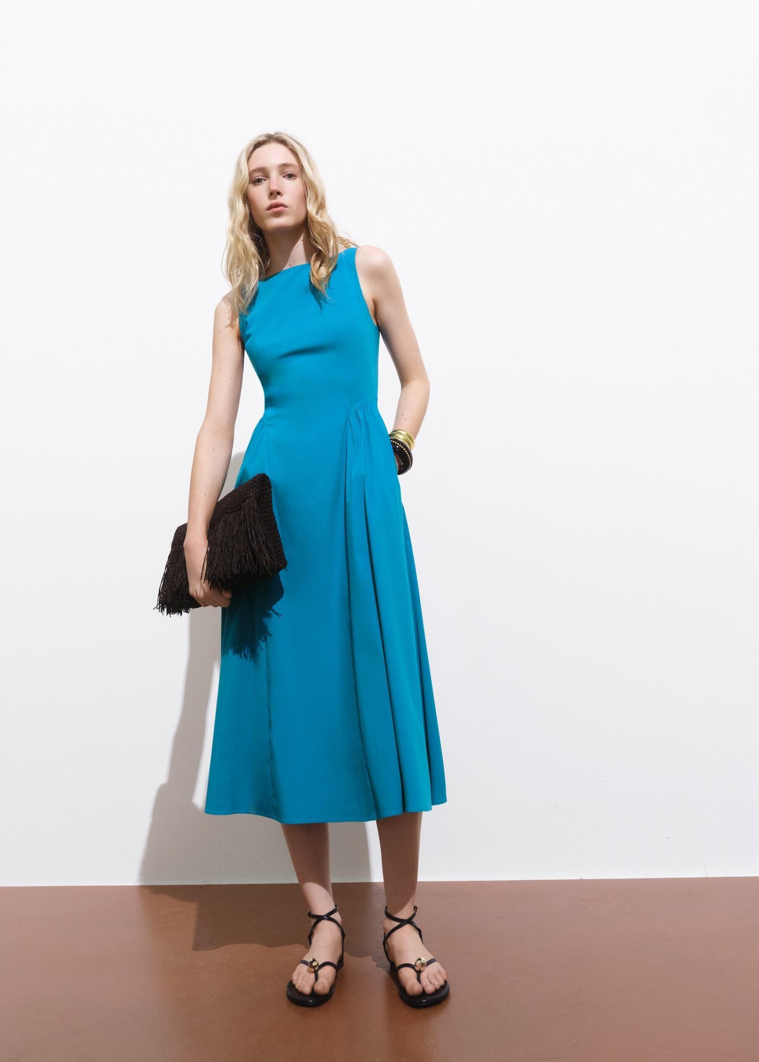Flared midi-dress - Women | MANGO USA Product Image