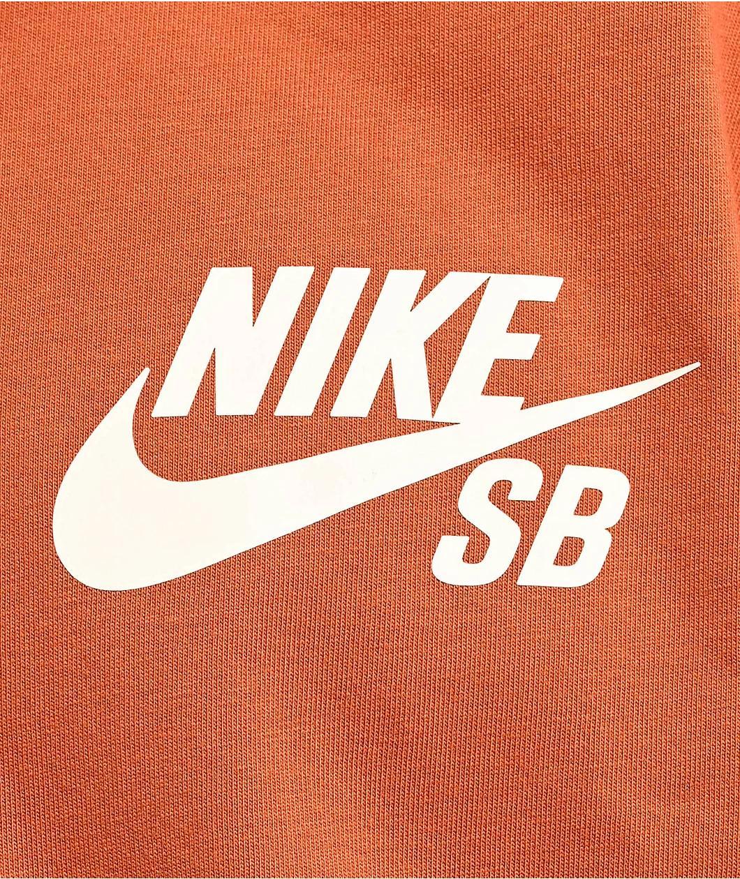 Nike SB Logo Russet T-Shirt Product Image