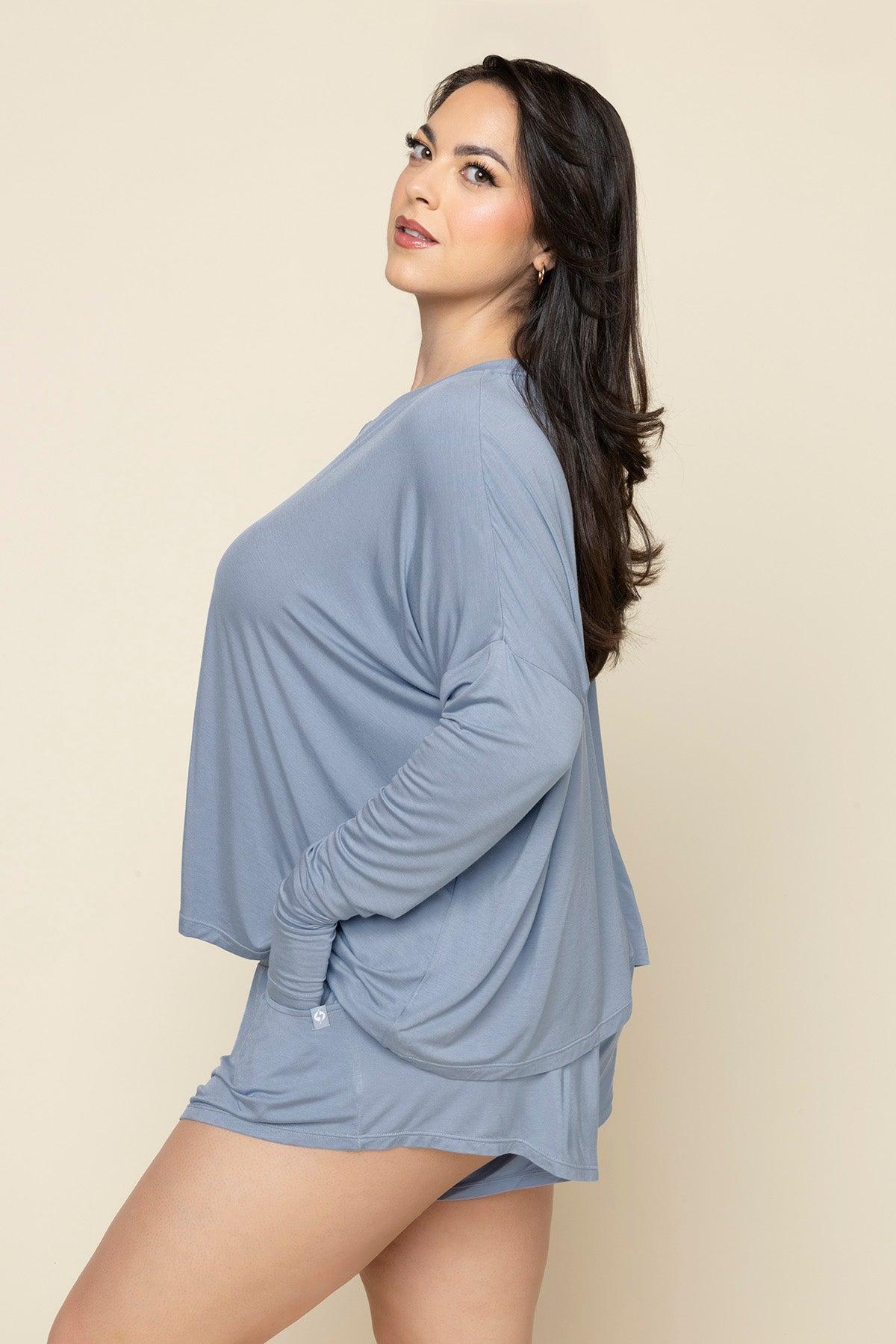 The Perfect Long Sleeve Top - Dusty Mauve Product Image