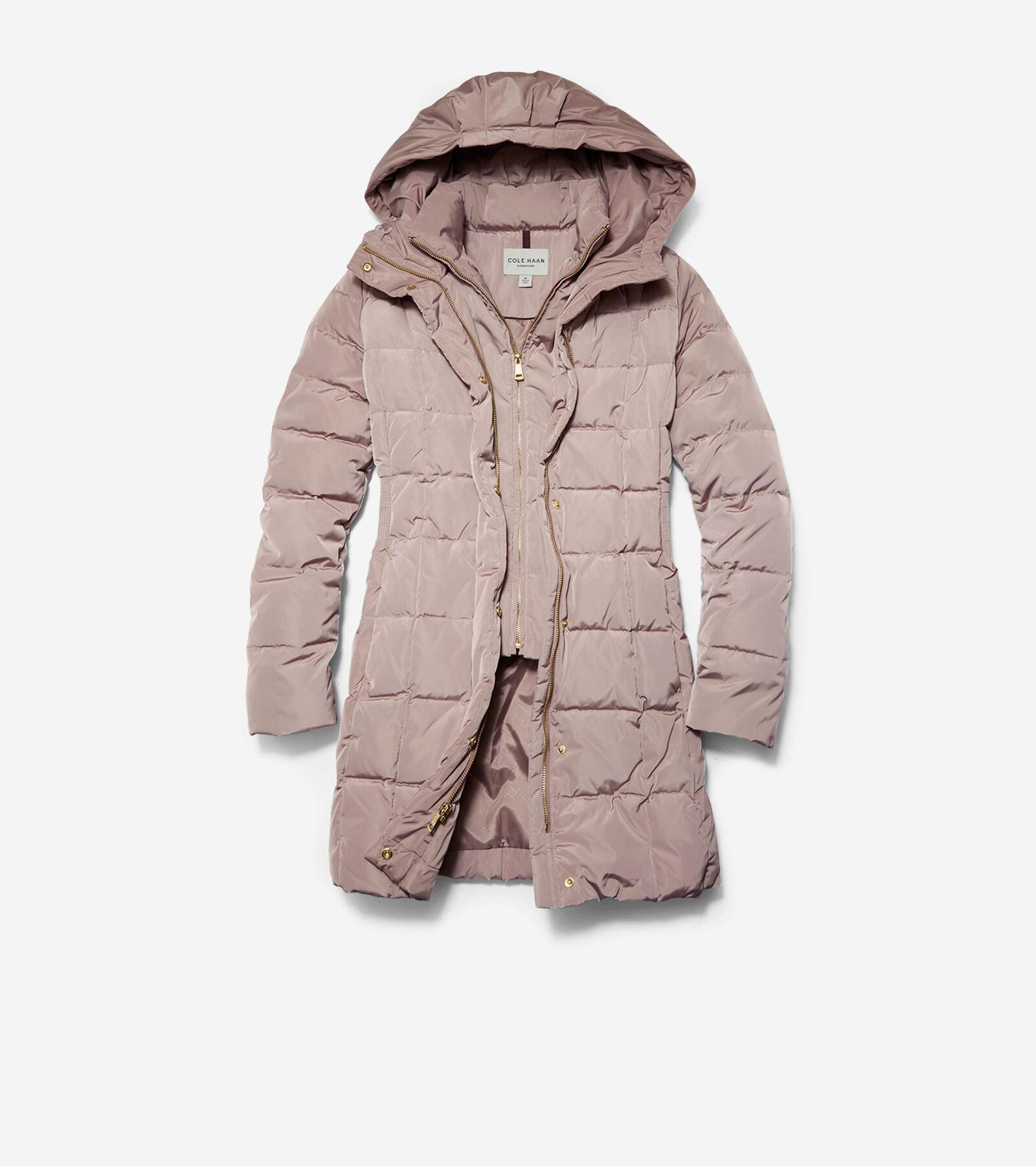 Cole Haan Zip-Front Puffer Coat Product Image