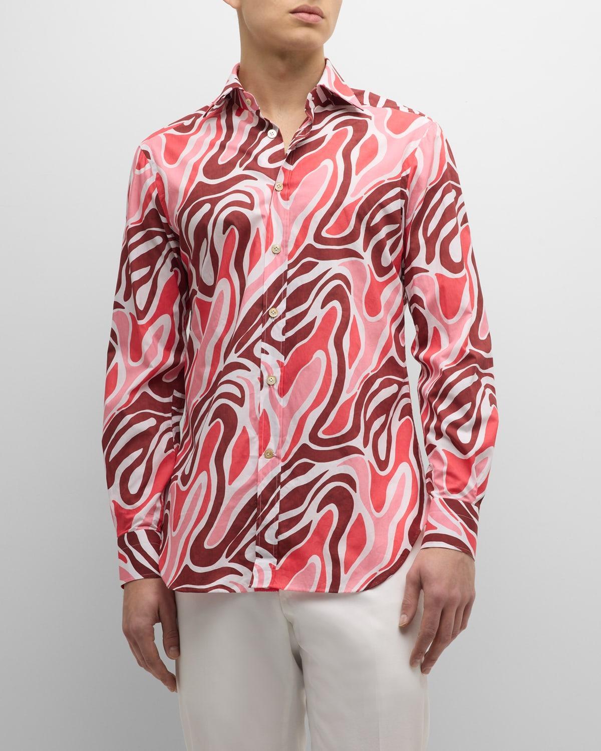 Men's Ocean Waves Sport Shirt Product Image