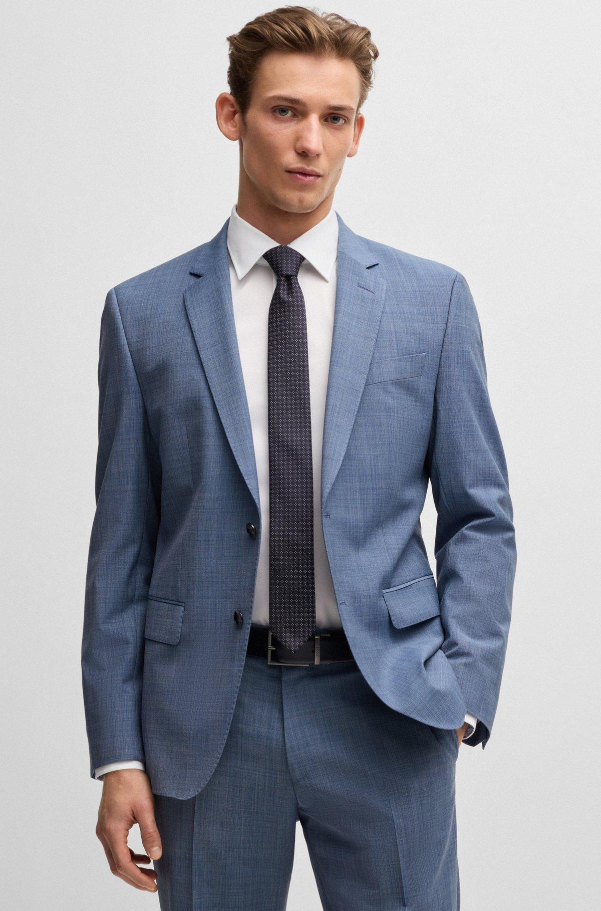Formal tie with all-over jacquard pattern Product Image