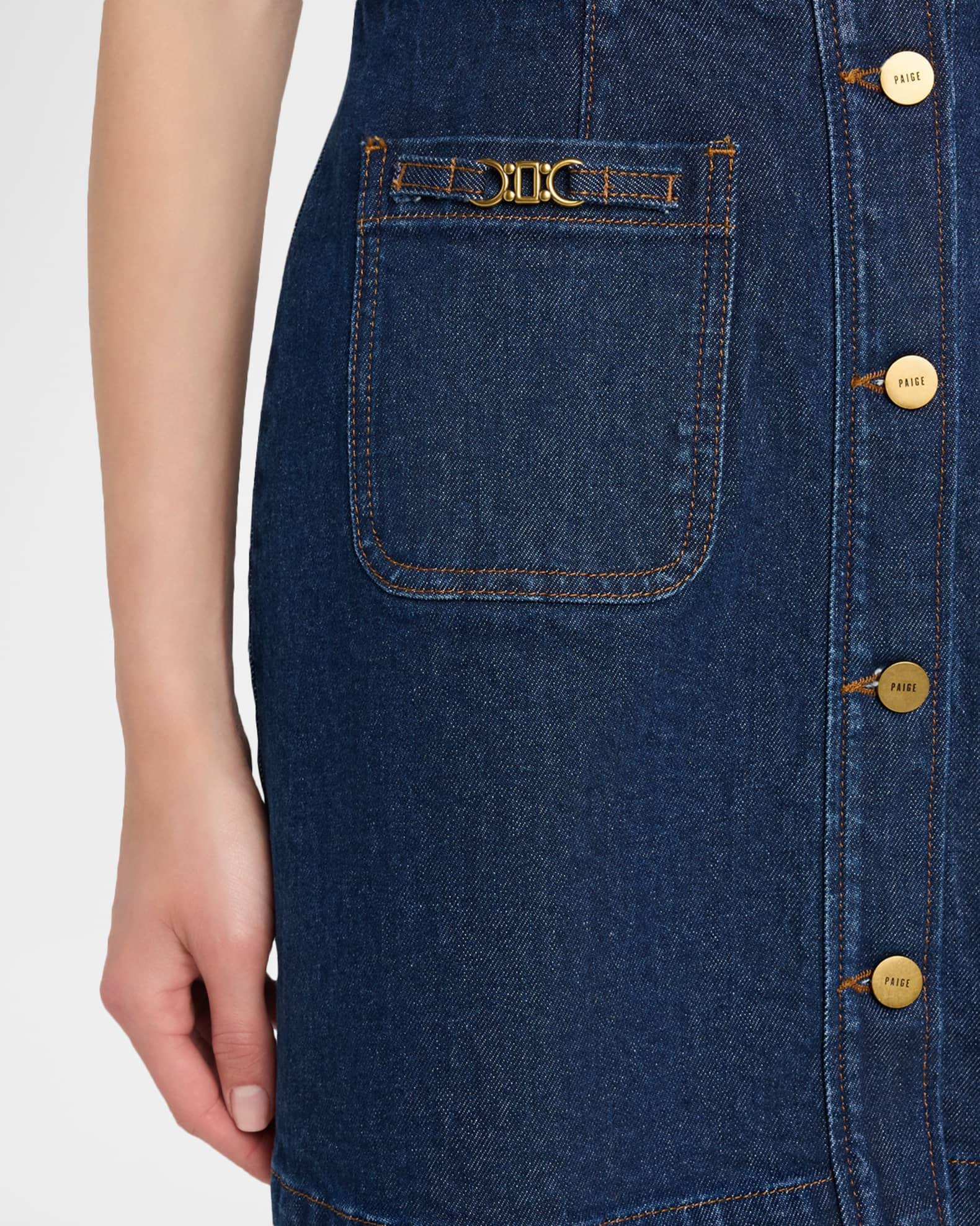 Clementine Tailored Denim Mini Dress Product Image