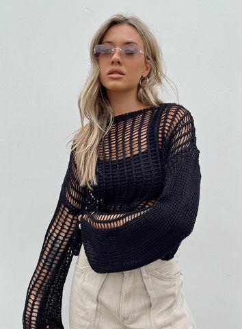 The Kennedy Sweater Black Product Image