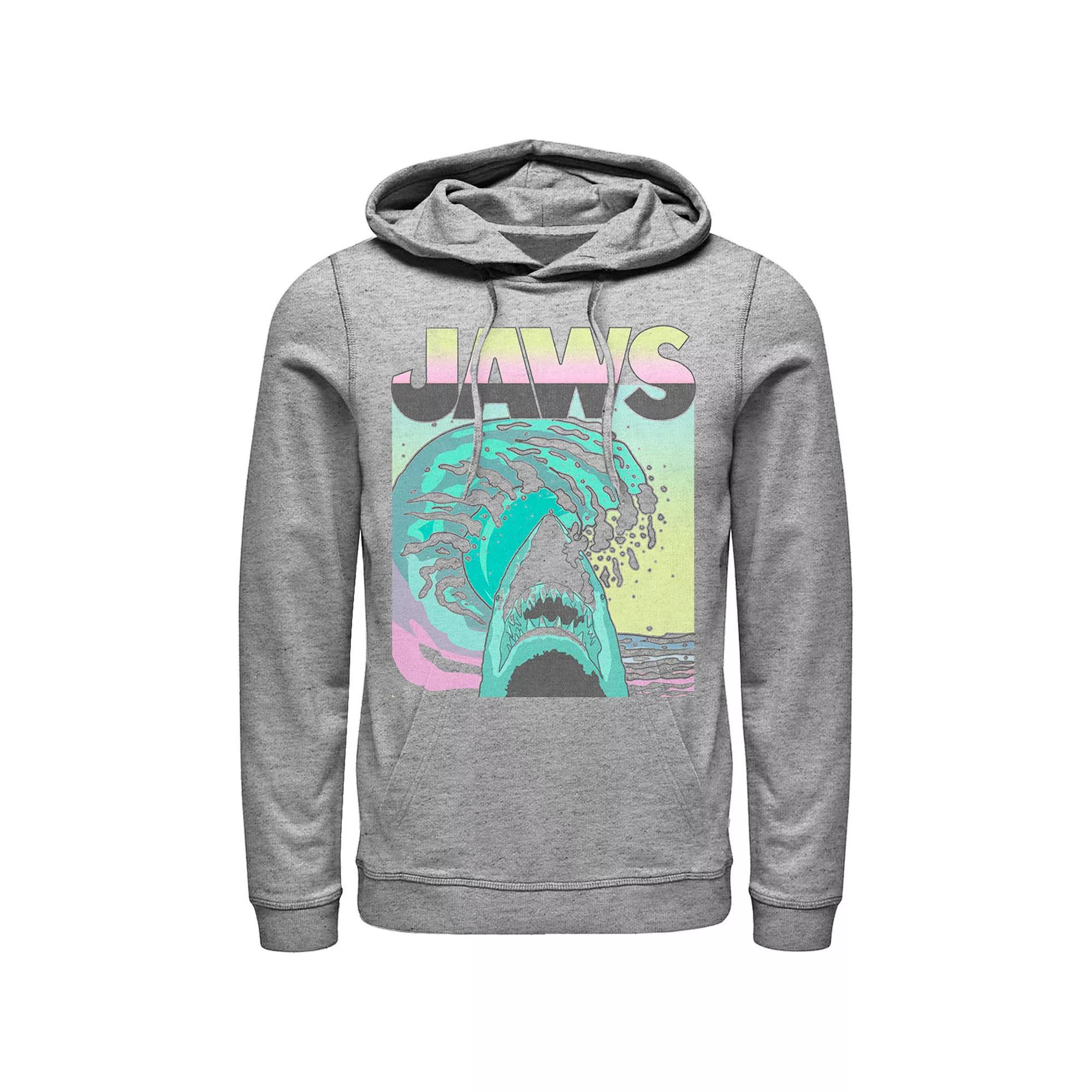 Men's Jaws 80s Jaws Vintage Poster Hoodie, Size: 3XL, Royal Product Image
