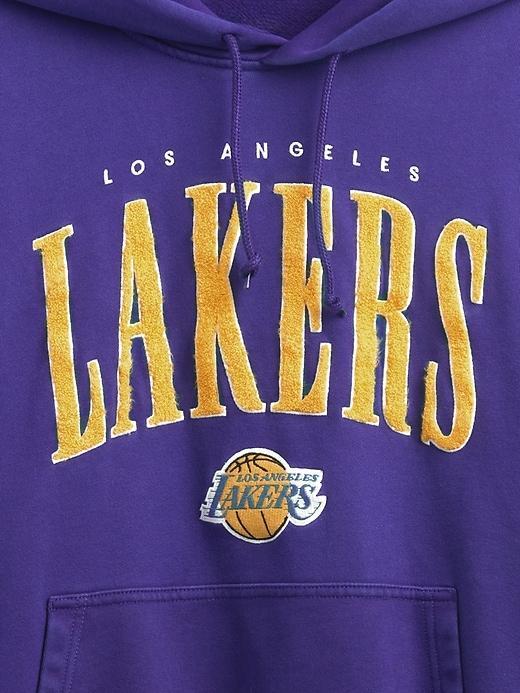 NBA Los Angeles Lakers Logo Heavyweight Hoodie Product Image