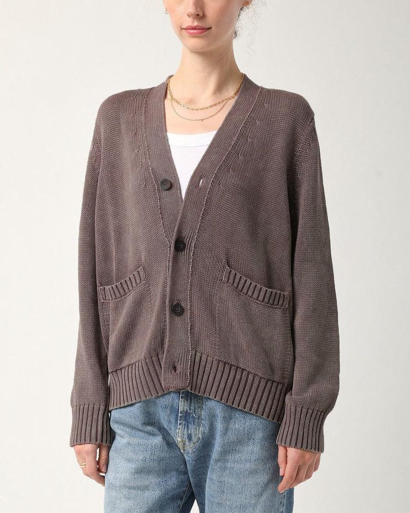Acid Wash Cardigan - Midnight Product Image