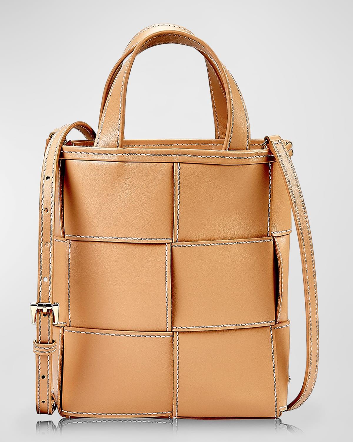 Chloe Mini Woven Shopper Top-Handle Bag Product Image