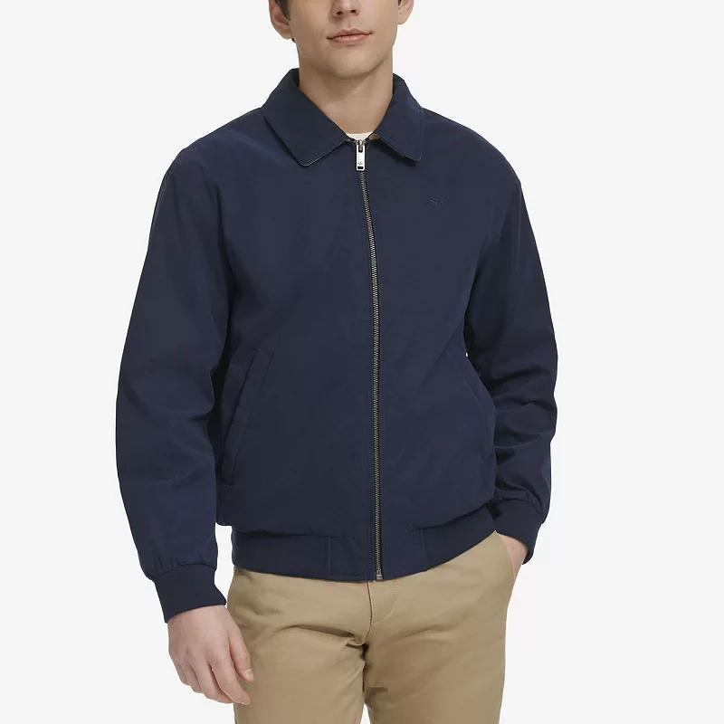 Men's Dockers® Micro-Twill Golf Bomber Jacket, Size: Large, Harvest Gold Product Image