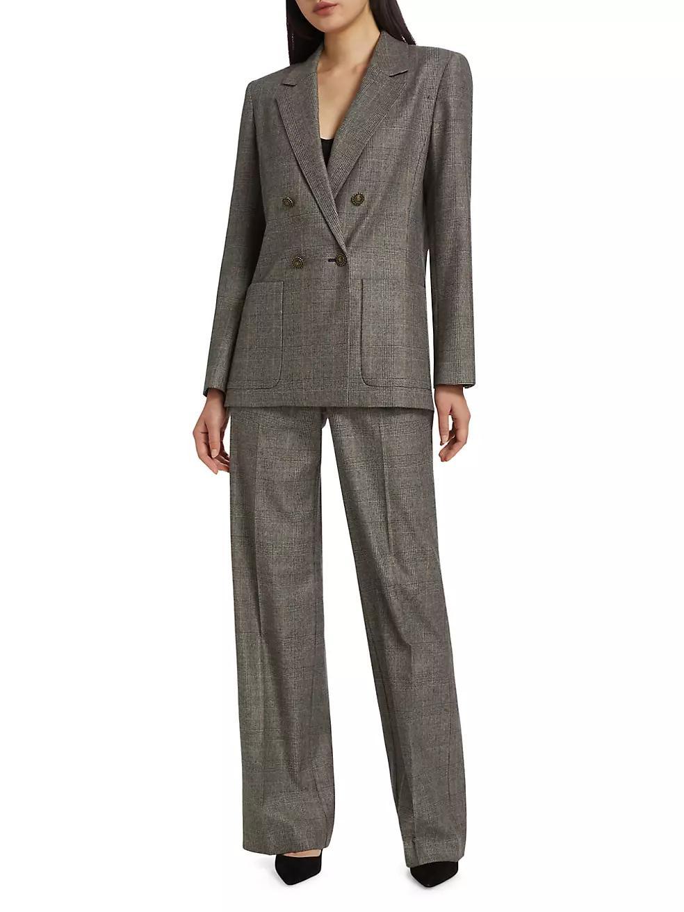 Nemo Plaid Straight-Leg Pants Product Image