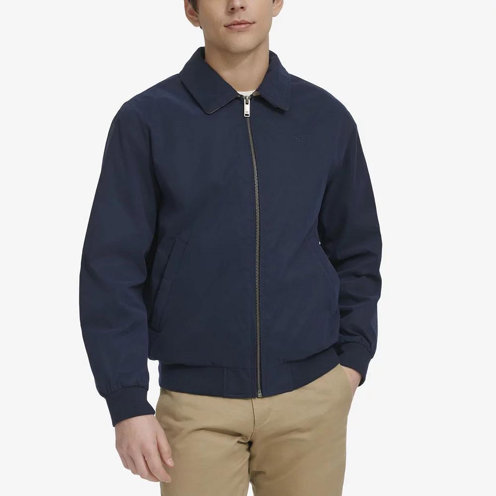Men's Dockers® Micro-Twill Golf Bomber Jacket, Size: Large, Harvest Gold Product Image
