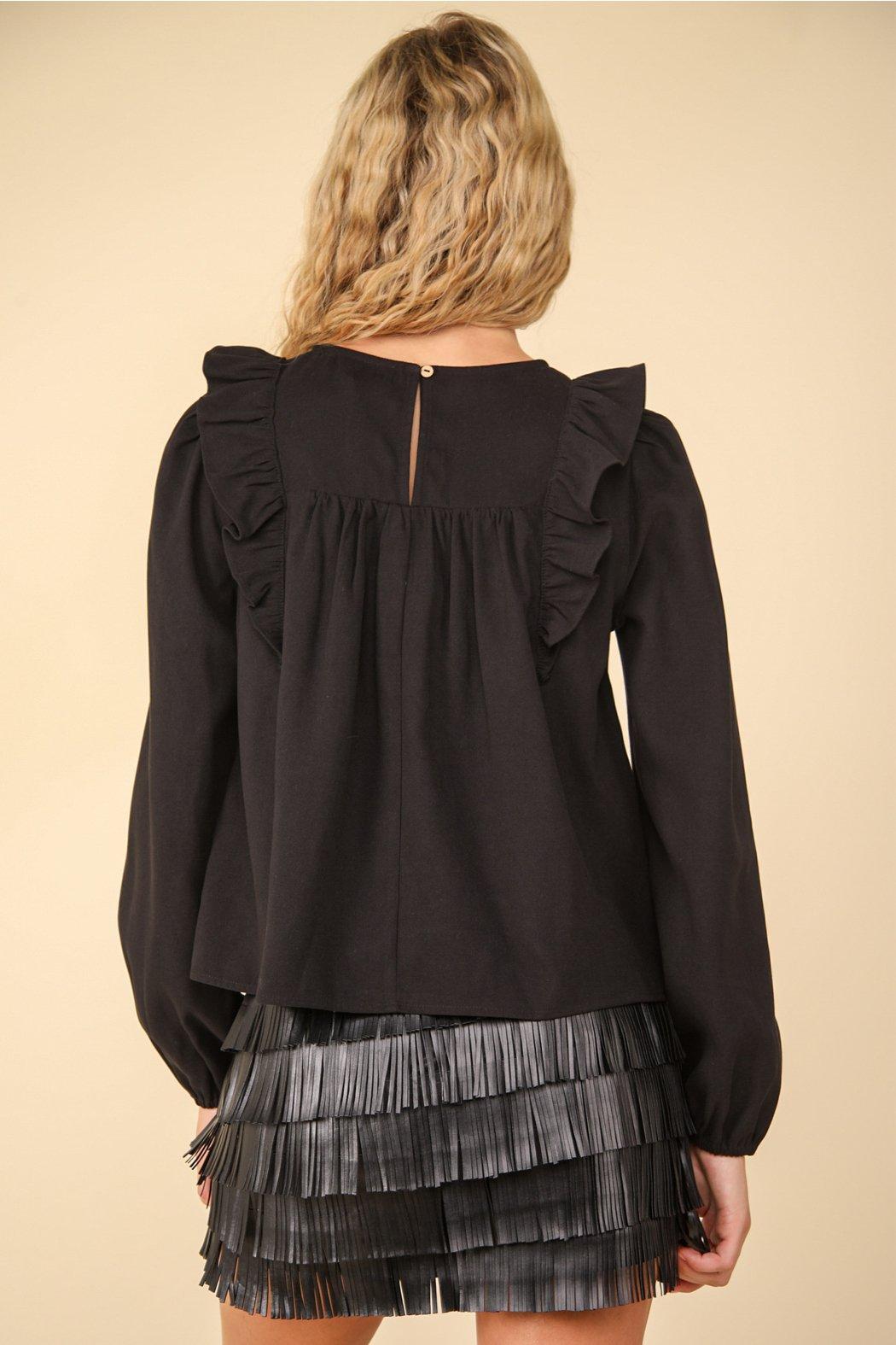 Rebecca Ruffle Blouse Product Image