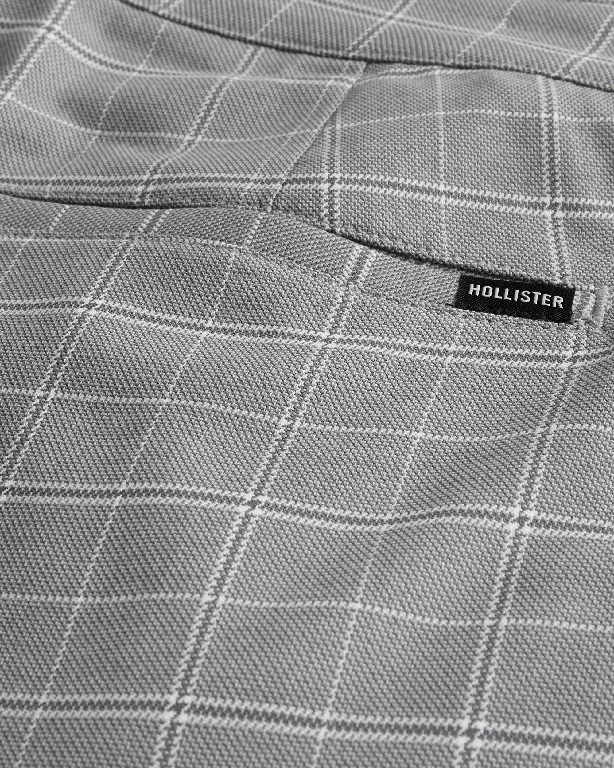 Skinny Windowpane Check Chino Pants Product Image